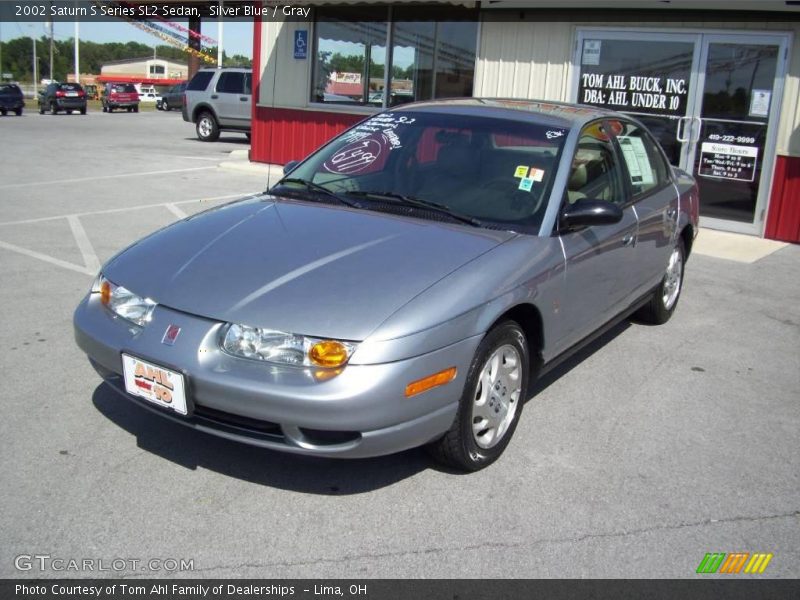 Silver Blue / Gray 2002 Saturn S Series SL2 Sedan