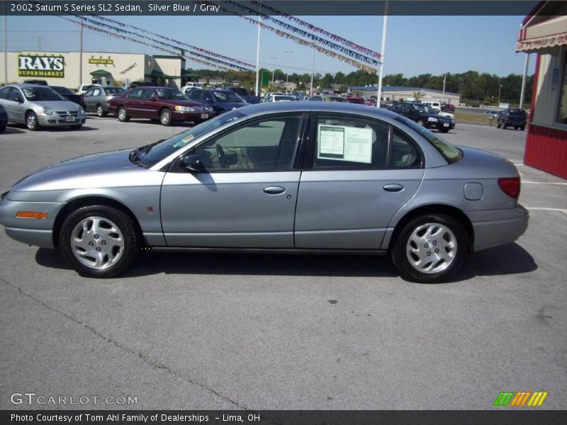 Silver Blue / Gray 2002 Saturn S Series SL2 Sedan