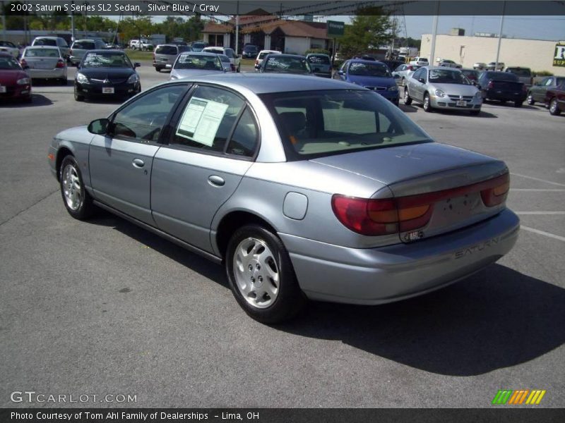 Silver Blue / Gray 2002 Saturn S Series SL2 Sedan