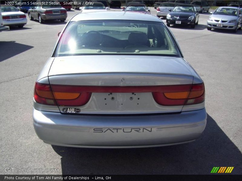 Silver Blue / Gray 2002 Saturn S Series SL2 Sedan