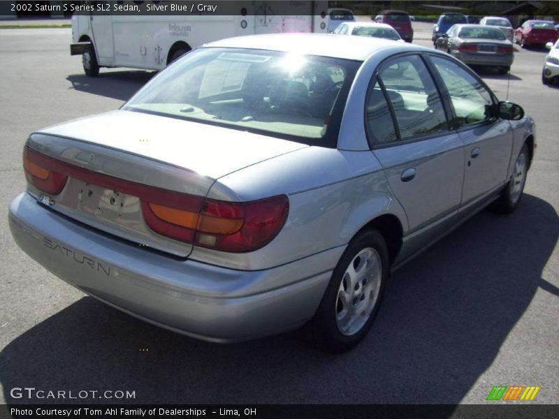 Silver Blue / Gray 2002 Saturn S Series SL2 Sedan