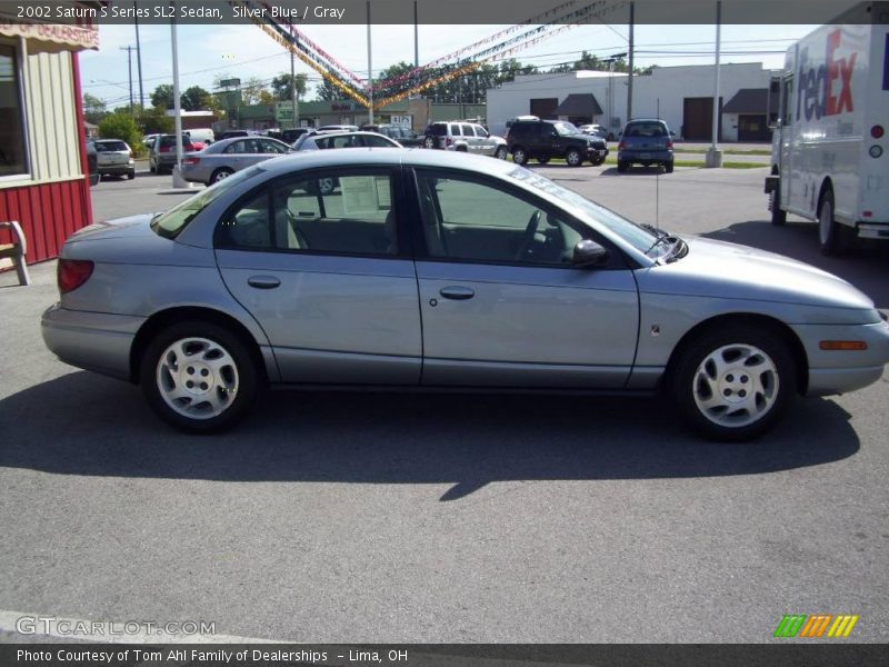 Silver Blue / Gray 2002 Saturn S Series SL2 Sedan