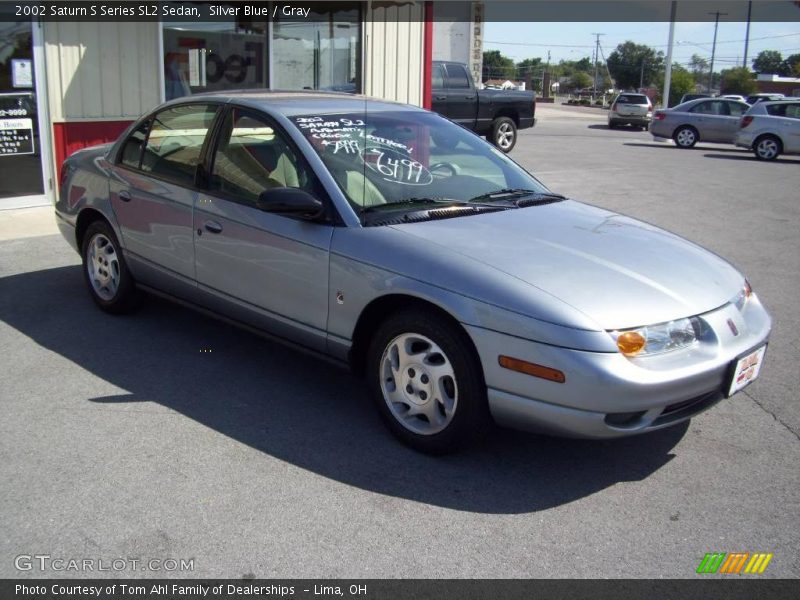 Silver Blue / Gray 2002 Saturn S Series SL2 Sedan