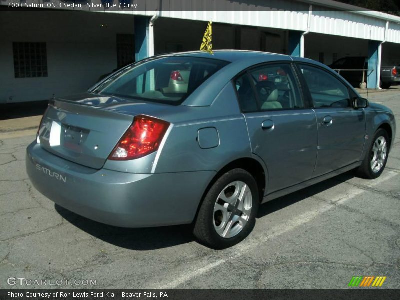 Silver Blue / Gray 2003 Saturn ION 3 Sedan