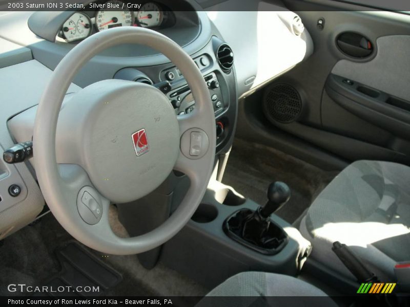 Silver Blue / Gray 2003 Saturn ION 3 Sedan