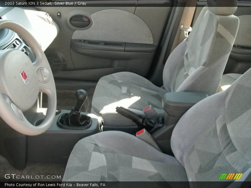 Silver Blue / Gray 2003 Saturn ION 3 Sedan