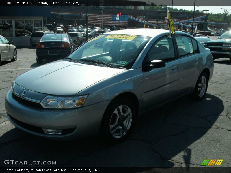 Silver Blue / Gray 2003 Saturn ION 3 Sedan