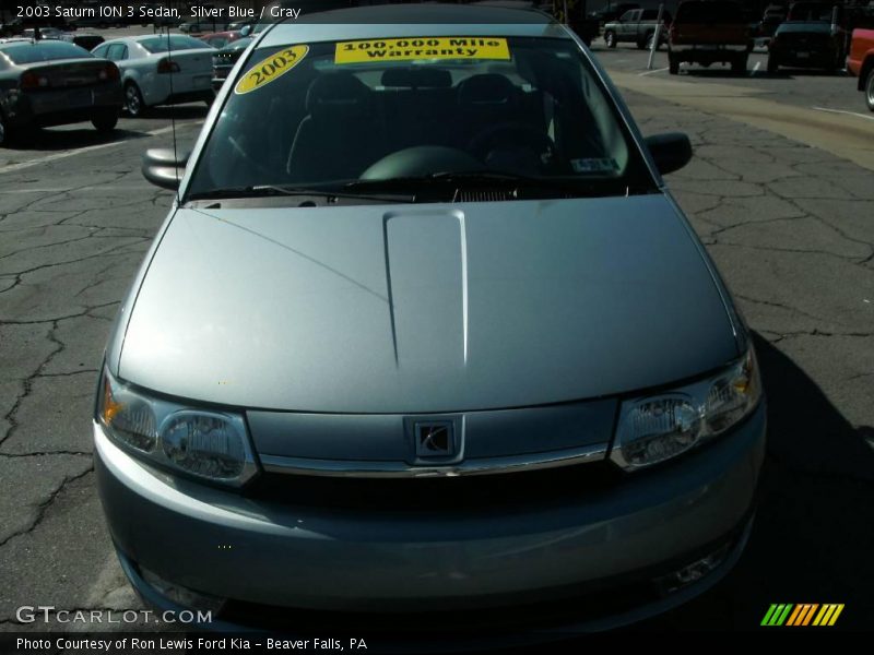 Silver Blue / Gray 2003 Saturn ION 3 Sedan
