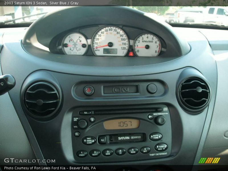 Silver Blue / Gray 2003 Saturn ION 3 Sedan
