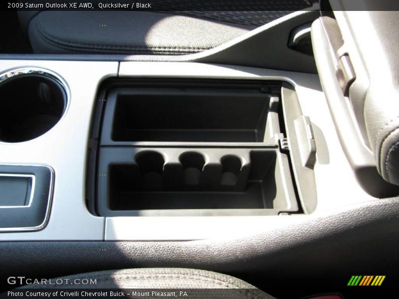 Quicksilver / Black 2009 Saturn Outlook XE AWD