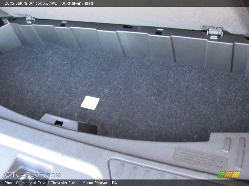 Quicksilver / Black 2009 Saturn Outlook XE AWD