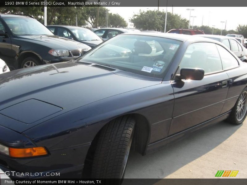 Mauritius Blue Metallic / Grey 1993 BMW 8 Series 850Ci Coupe