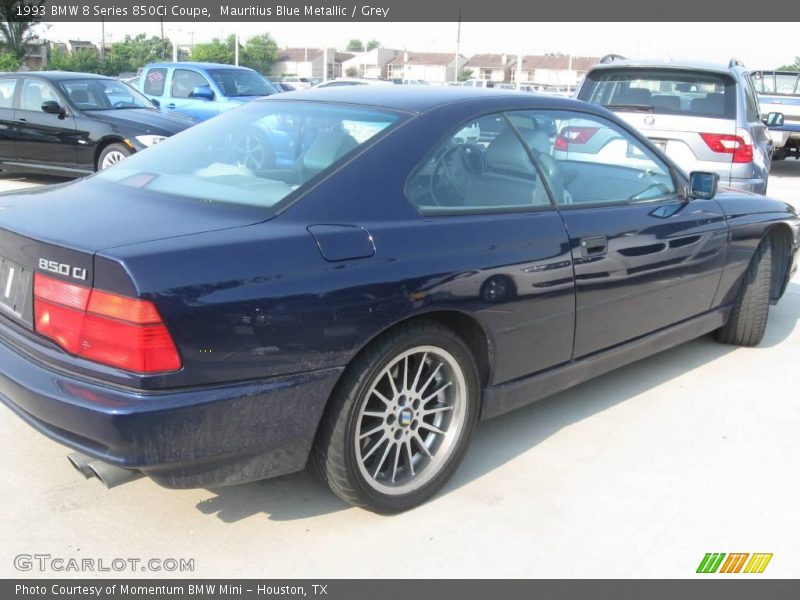 Mauritius Blue Metallic / Grey 1993 BMW 8 Series 850Ci Coupe