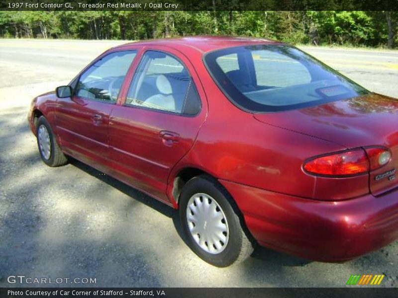 Toreador Red Metallic / Opal Grey 1997 Ford Contour GL
