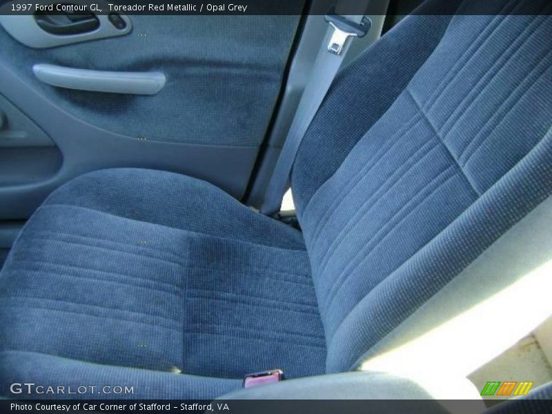 Toreador Red Metallic / Opal Grey 1997 Ford Contour GL