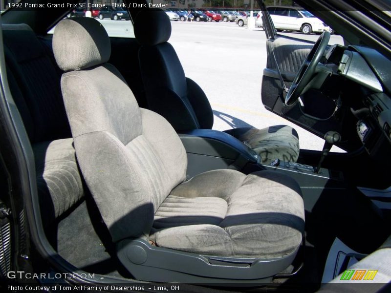 Black / Dark Pewter 1992 Pontiac Grand Prix SE Coupe