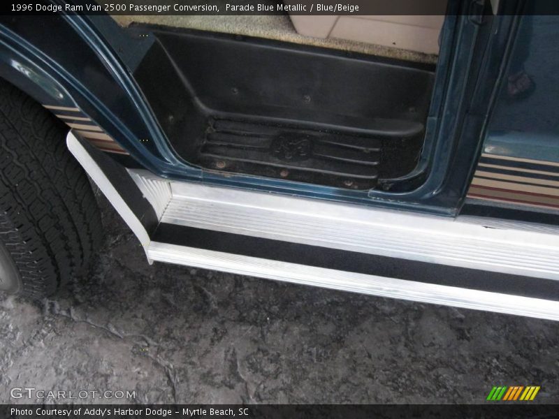 Parade Blue Metallic / Blue/Beige 1996 Dodge Ram Van 2500 Passenger Conversion