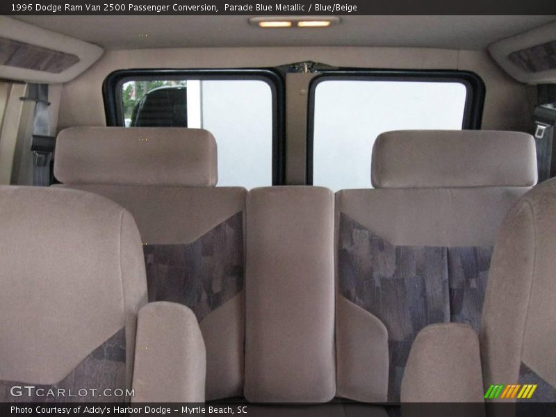 Parade Blue Metallic / Blue/Beige 1996 Dodge Ram Van 2500 Passenger Conversion
