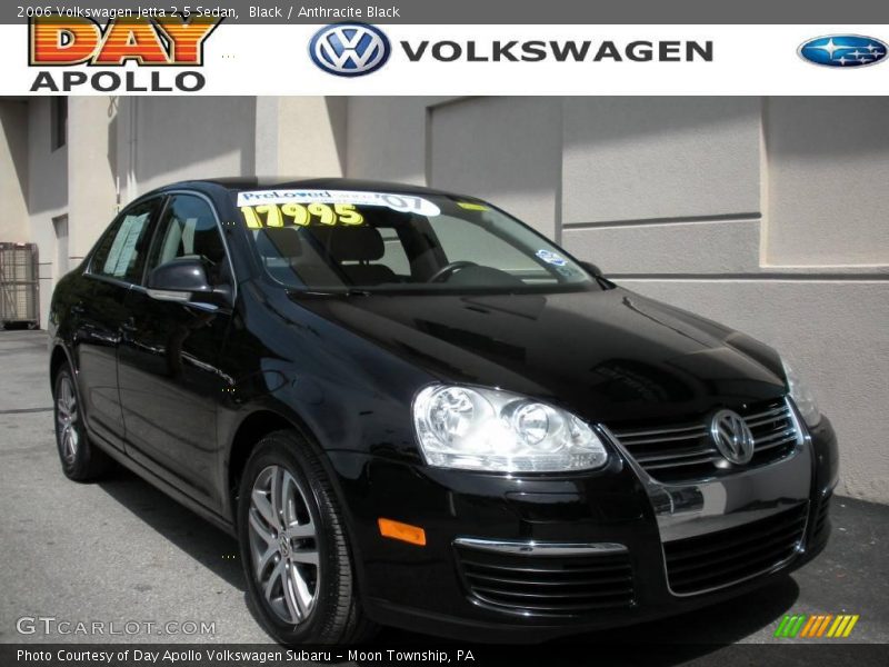 Black / Anthracite Black 2006 Volkswagen Jetta 2.5 Sedan