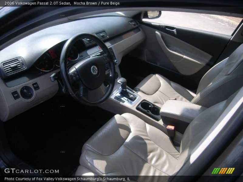 Mocha Brown / Pure Beige 2006 Volkswagen Passat 2.0T Sedan