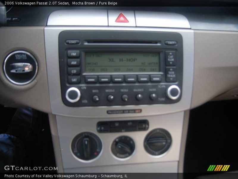 Mocha Brown / Pure Beige 2006 Volkswagen Passat 2.0T Sedan