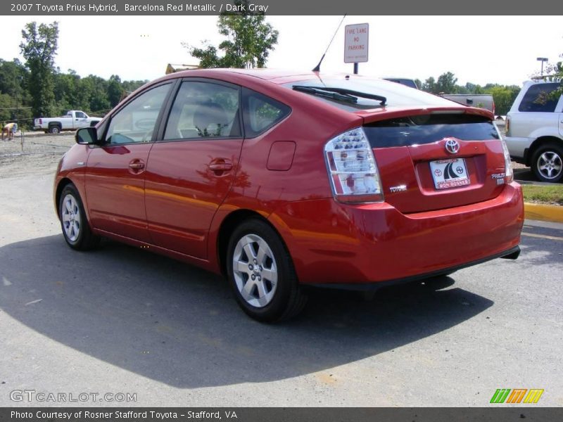 Barcelona Red Metallic / Dark Gray 2007 Toyota Prius Hybrid