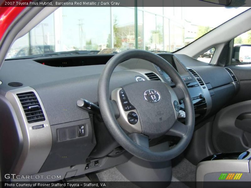 Barcelona Red Metallic / Dark Gray 2007 Toyota Prius Hybrid