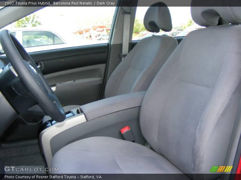 Barcelona Red Metallic / Dark Gray 2007 Toyota Prius Hybrid