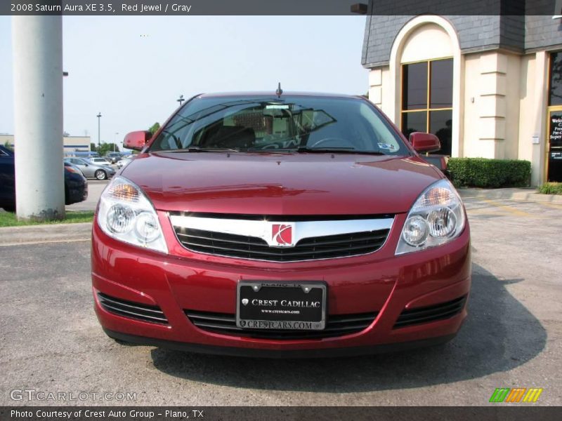 Red Jewel / Gray 2008 Saturn Aura XE 3.5