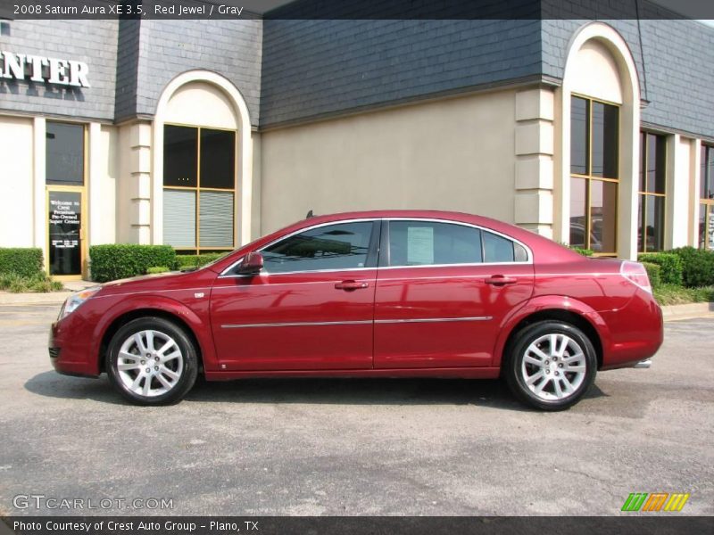 Red Jewel / Gray 2008 Saturn Aura XE 3.5