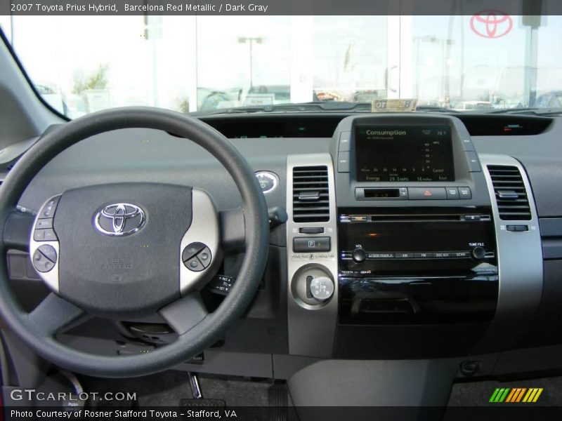 Barcelona Red Metallic / Dark Gray 2007 Toyota Prius Hybrid