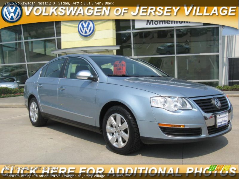 Arctic Blue Silver / Black 2006 Volkswagen Passat 2.0T Sedan