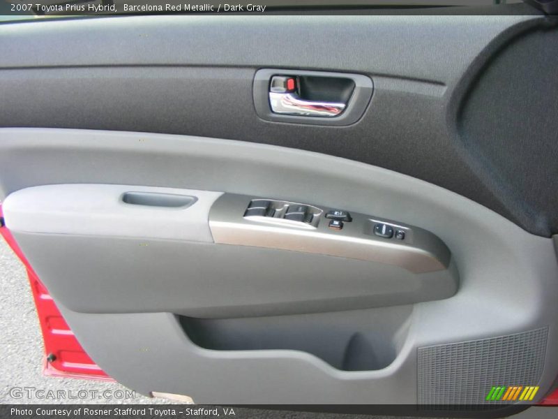 Barcelona Red Metallic / Dark Gray 2007 Toyota Prius Hybrid