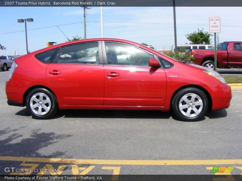 Barcelona Red Metallic / Dark Gray 2007 Toyota Prius Hybrid