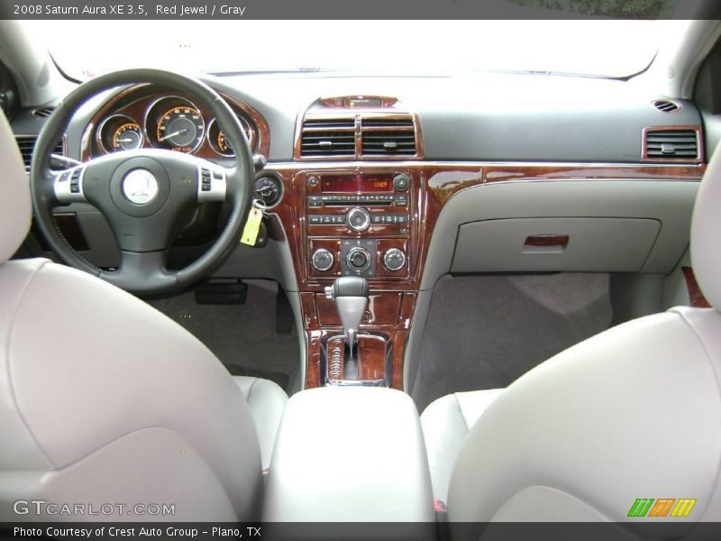 Red Jewel / Gray 2008 Saturn Aura XE 3.5