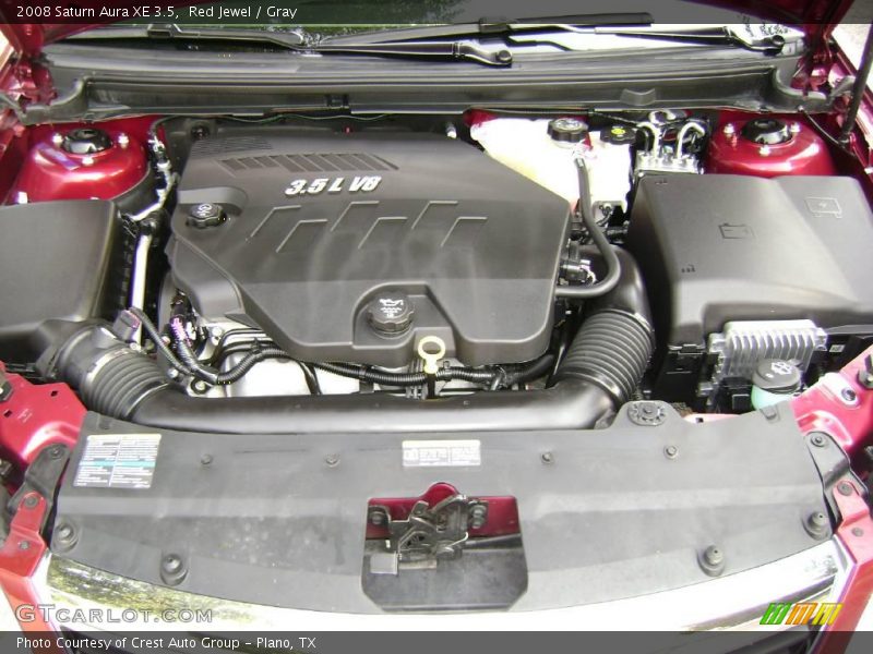 Red Jewel / Gray 2008 Saturn Aura XE 3.5