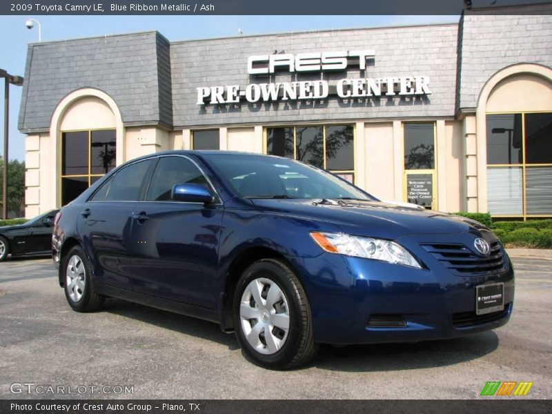 Blue Ribbon Metallic / Ash 2009 Toyota Camry LE
