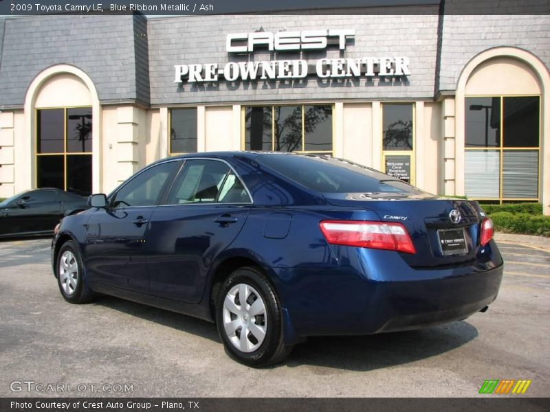Blue Ribbon Metallic / Ash 2009 Toyota Camry LE