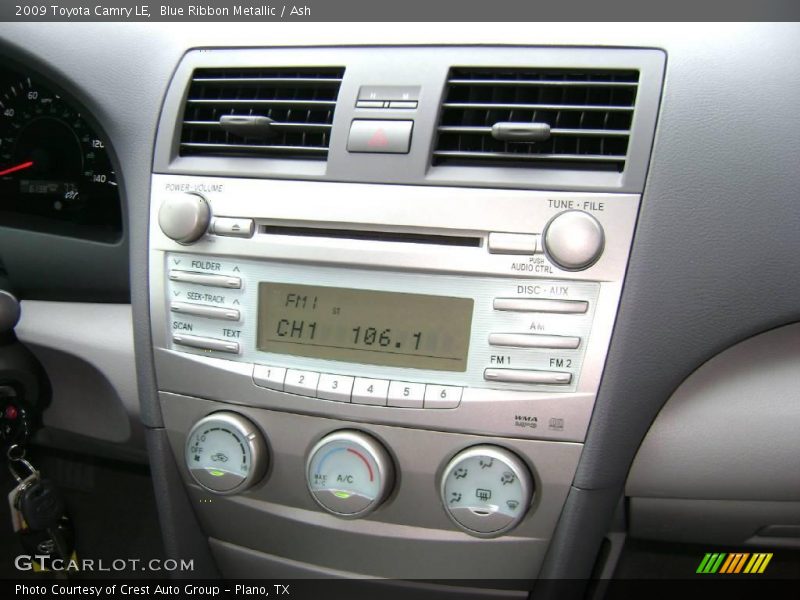 Blue Ribbon Metallic / Ash 2009 Toyota Camry LE