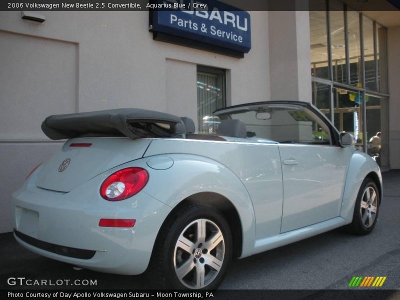 Aquarius Blue / Grey 2006 Volkswagen New Beetle 2.5 Convertible