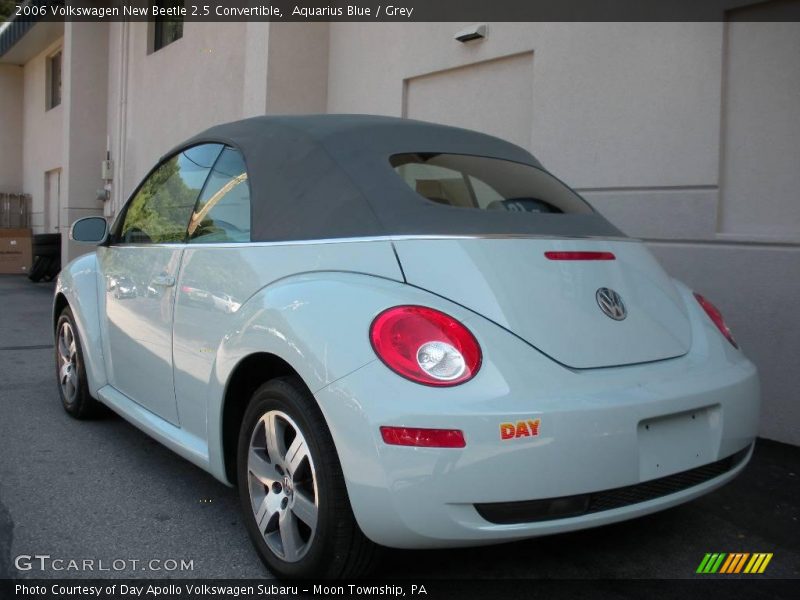 Aquarius Blue / Grey 2006 Volkswagen New Beetle 2.5 Convertible
