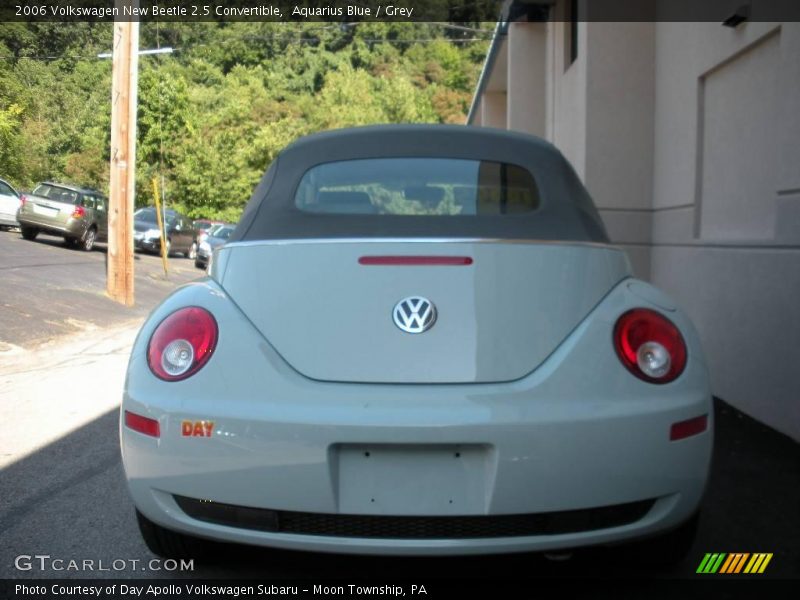 Aquarius Blue / Grey 2006 Volkswagen New Beetle 2.5 Convertible