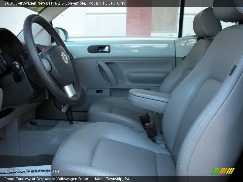 Aquarius Blue / Grey 2006 Volkswagen New Beetle 2.5 Convertible
