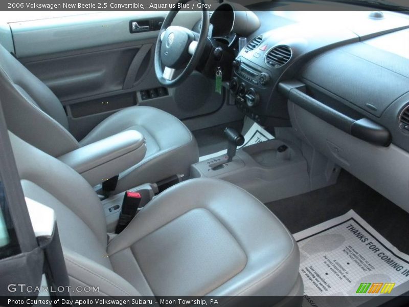 Aquarius Blue / Grey 2006 Volkswagen New Beetle 2.5 Convertible