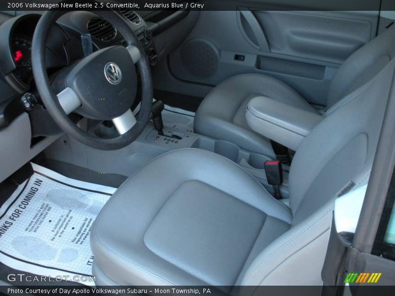 Aquarius Blue / Grey 2006 Volkswagen New Beetle 2.5 Convertible