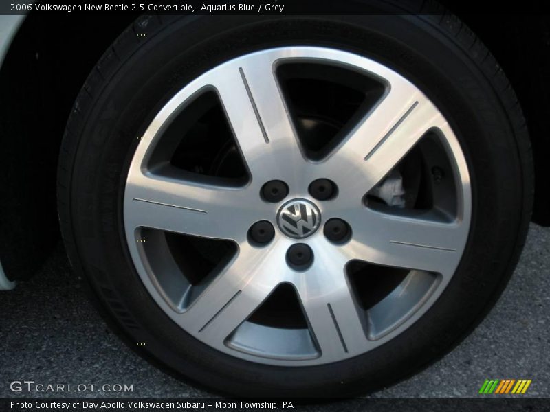 Aquarius Blue / Grey 2006 Volkswagen New Beetle 2.5 Convertible