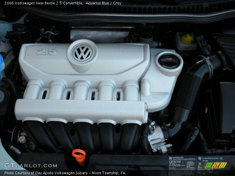 Aquarius Blue / Grey 2006 Volkswagen New Beetle 2.5 Convertible