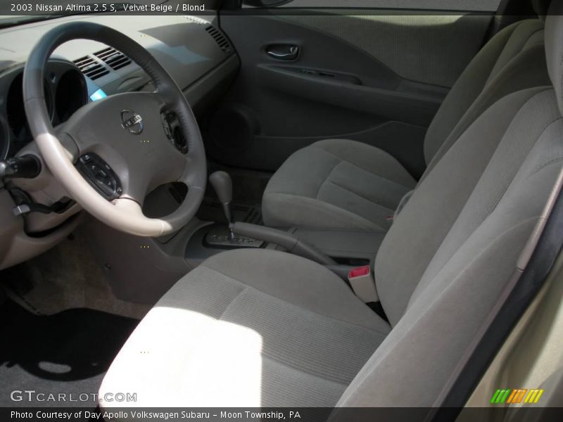 Velvet Beige / Blond 2003 Nissan Altima 2.5 S