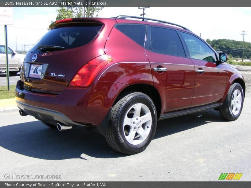 Merlot Metallic / Charcoal 2005 Nissan Murano SL AWD