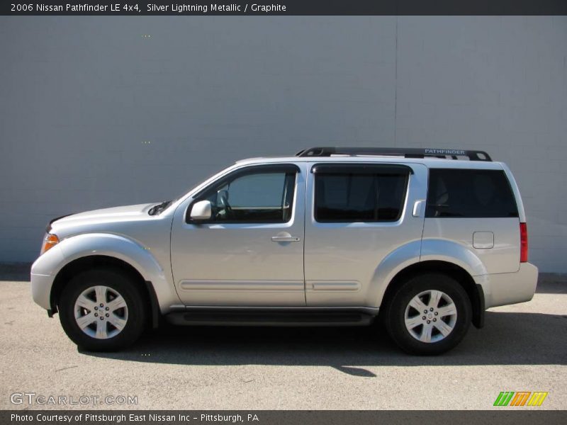 Silver Lightning Metallic / Graphite 2006 Nissan Pathfinder LE 4x4
